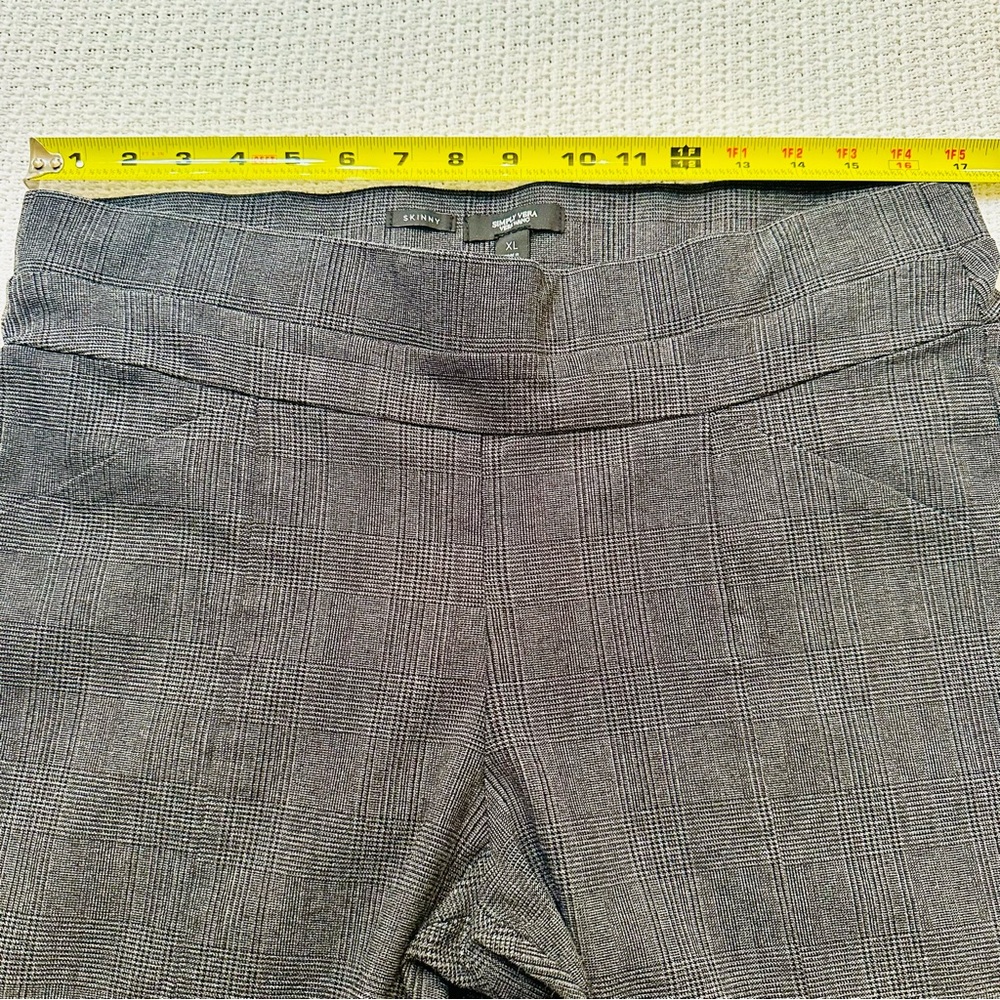 Simply Vera Vera Wang Dress Pants, Size XL, Grey/Black Striped - Picture 8 of 8